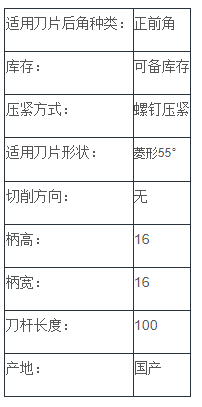 正前角外圓車刀